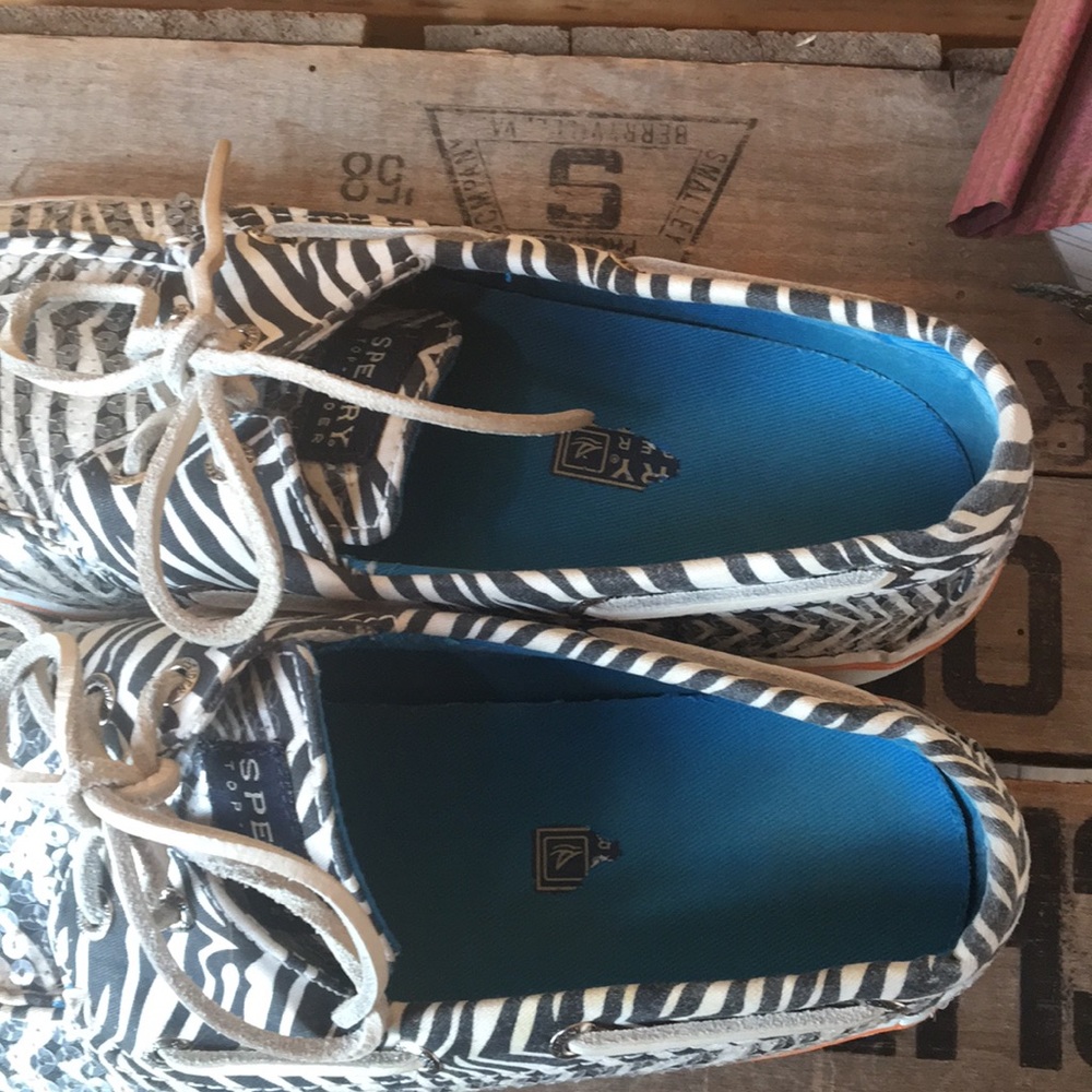 Zebra sequin Sperry - Picture 7 of 8
